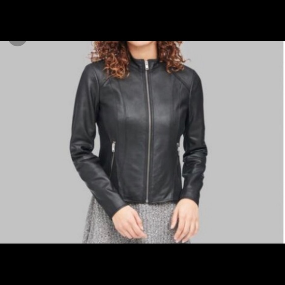 Andrew Marc felicity leather jacket size S - Picture 2 of 14